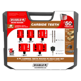 Diablo DHS08SCTR Diablo Demo Demon® Carbide Teeth Rough-In Hole Saw Set (8-Piece)